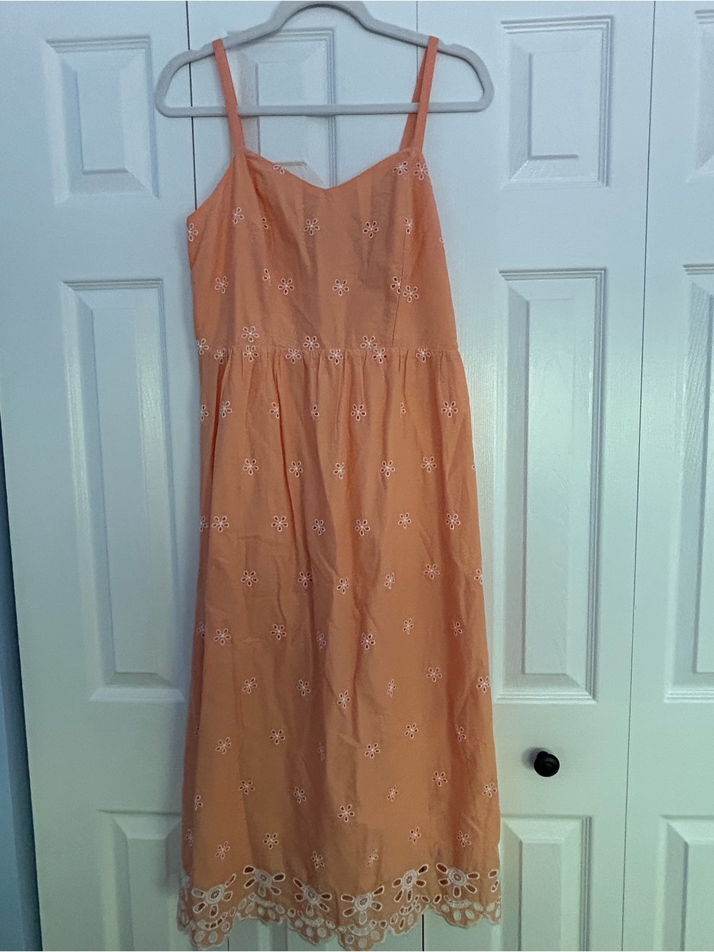 Old Navy Orange Eyelet Sundress